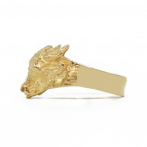 Bull Ring - Gold Ring - Image 3