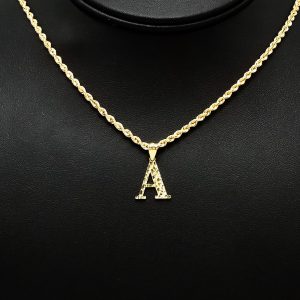 Letter A Mini Nugget -pendant - Image 3