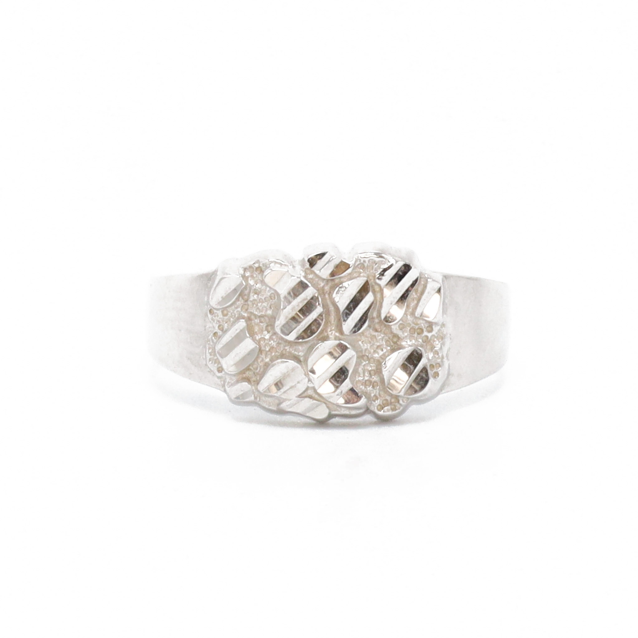 Max- Silver Nugget Ring - Golden Hand Jewellery