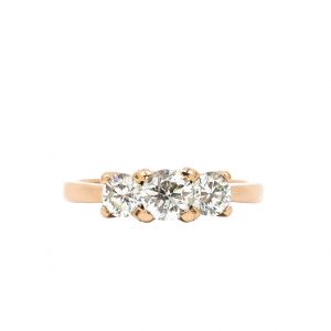 Rose Gold 1.5ct #137- Diamond Ring