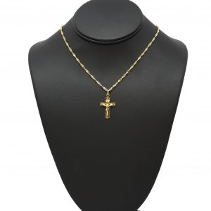 Layered Jesus Cross - Pendant