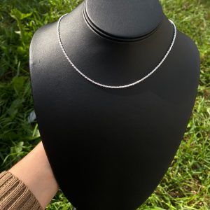 Rope 2mm 16" - Silver Chain