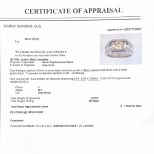 Brilliant cut diamond #112  - Diamond Ring - Image 3