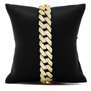 Icy Miami Cuban Bracelet 9.15ct 8" #156 - Bracelet