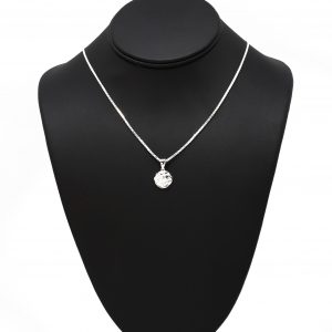 Round Nugget- Silver Pendant