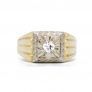 Diamond Ring .36ct 10k- Diamond Ring
