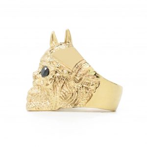 Black Diamond Eyes Skull .47ct #192- Diamond Ring - Image 3