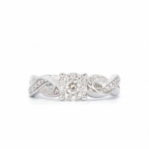 Infinity Diamond Ring .29ct #103- Diamond Ring