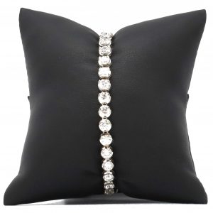 18k Diamond Bracelet 7" #164 - Bracelet