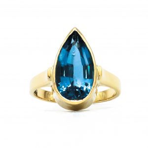 Pear Shaped Topaz 14k - Ring