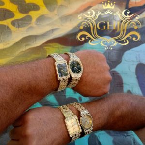 10k Round Nugget Watch 8.5"- Watch - Image 3