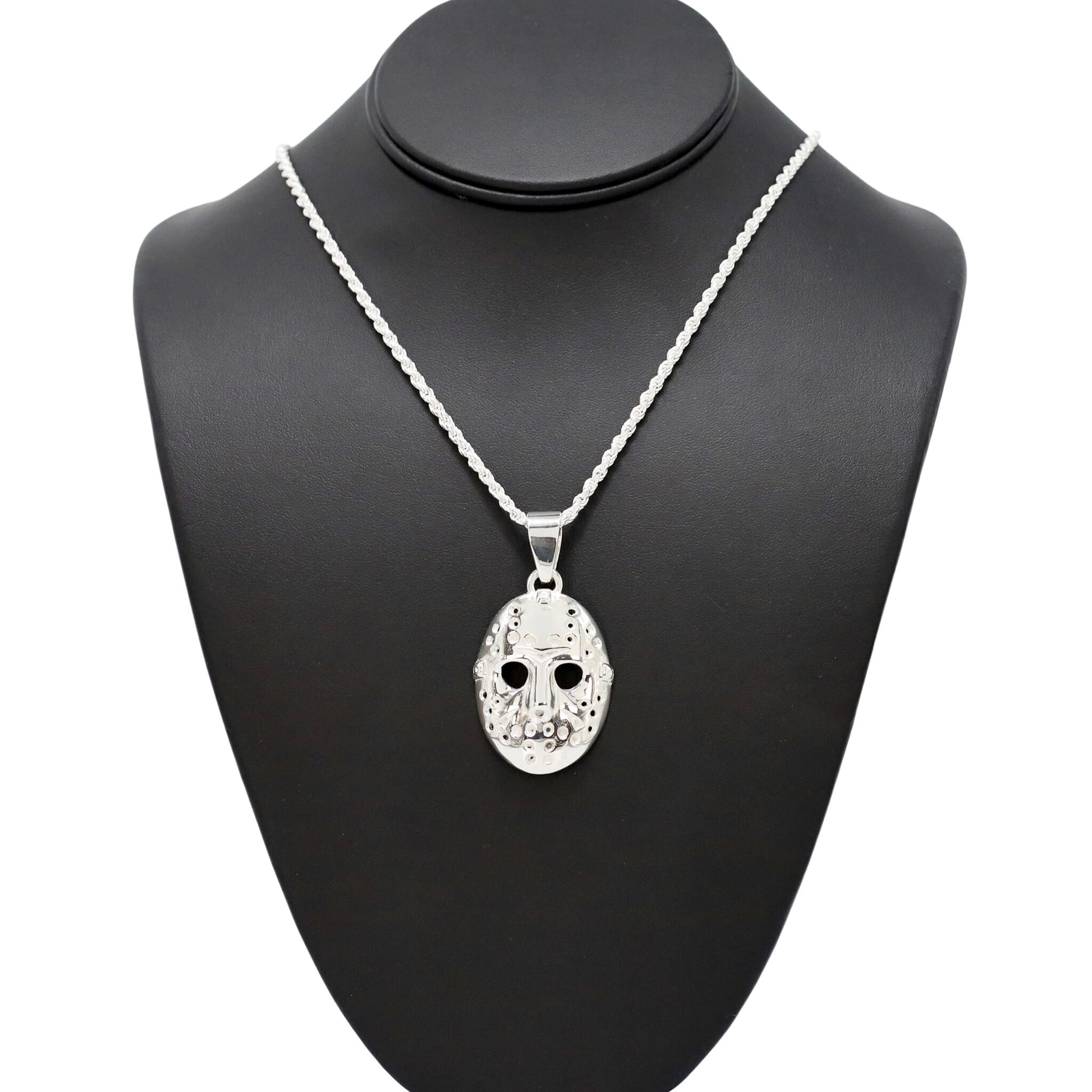 Silver Jason Mask - Pendant - Golden Hand Jewellery