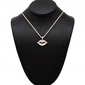 Diamond Lips 1.0ct- Diamond Pendant