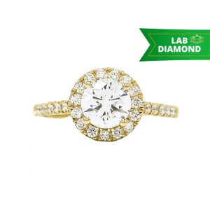 Round Lab 1.44ct #186 - Diamond Ring