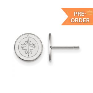 Jets NHL Silver-Earrings