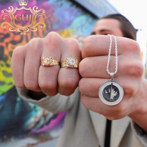 Large Jets NHL- Silver Pendant - Image 3