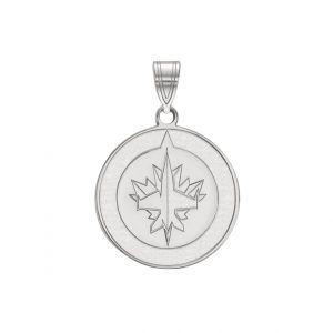 Small Jets NHL- Silver Pendant