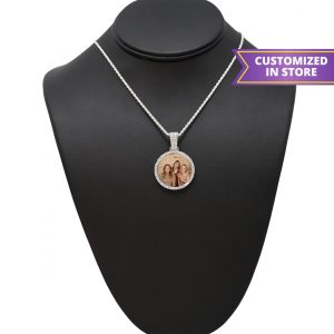 Silver Cz Memory Pendant - Pendant