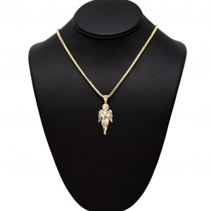 Medium Two Tone Angel - Pendant