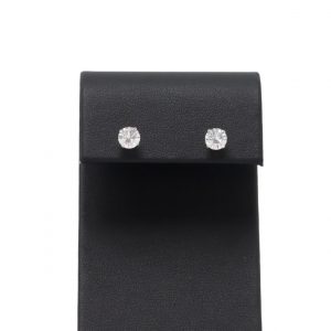 .75ct White Gold CZ - Earrings