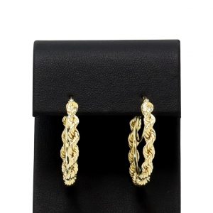 Small Rope Hoops - Earrings