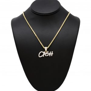 Gold Plated Cash- Silver Pendant