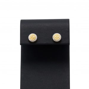 Round Nugget 0.15ct- Genuine Diamond Earrings