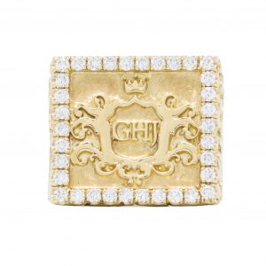 GHJ 1.00ct 10k #212- Diamond Nugget Ring