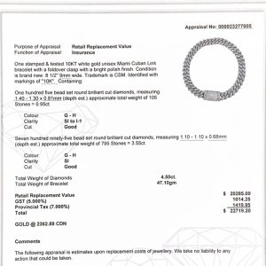 Icy Miami Cuban Bracelet 4.5ct 8.5" #193 - Bracelet - Image 3