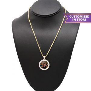 Double Row Diamond Memory Pendant 1.14ct- Pendant