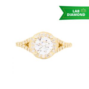 Brilliant Cut Lab 1.79ct #221 - Diamond Ring