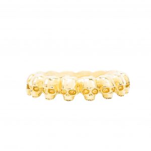 Eternity Skull 10k - Gold Ring