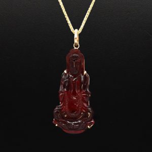 Guanyin 18k- Pendant - Image 3