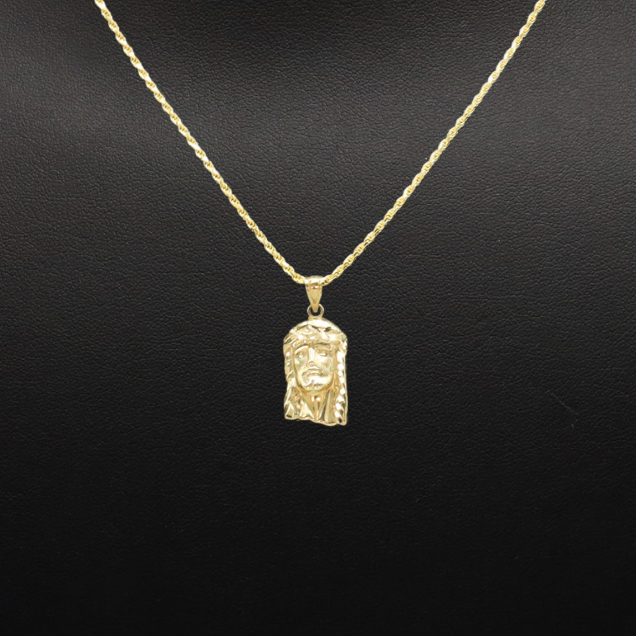 Small Jesus 10k - Pendant - Golden Hand Jewellery