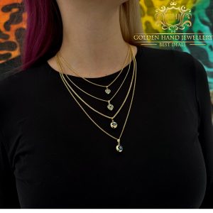 Evil Eye Heart 10k- Pendant - Image 3