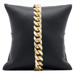 Two Tone Miami Cuban 10.5MM 9" - Bracelet
