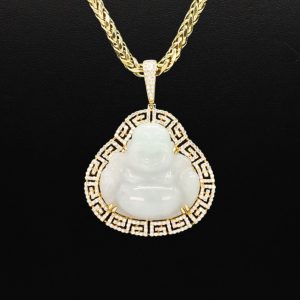 Diamond Buddha 1.6ct- Pendant - Image 4