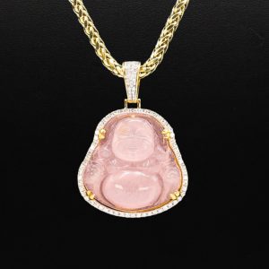 Diamond Buddha 1.2ct- Pendant - Image 3