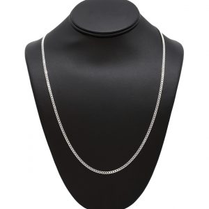 Curb 3mm 24" - Silver Chain