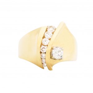 Wave Of Diamonds .45ct - Diamond Ring