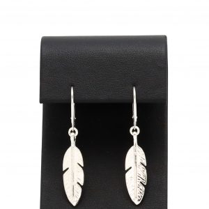 Feathers - Silver Earrings