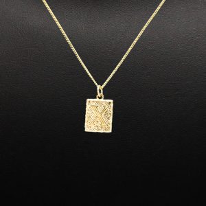 Letter X Square - Pendant - Image 3