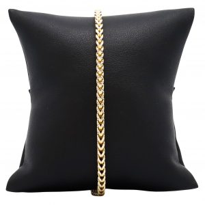 Two Tone Franco 3.25mm 9"-Bracelet