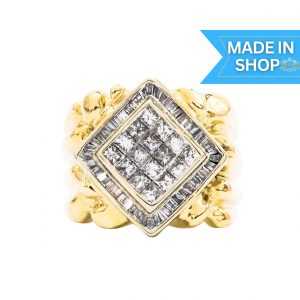 Baguette Diamond Nugget #165 - Diamond Nugget Ring