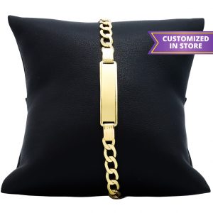 Engravable Cuban Bracelet 5.5mm 7.5"  - Bracelet