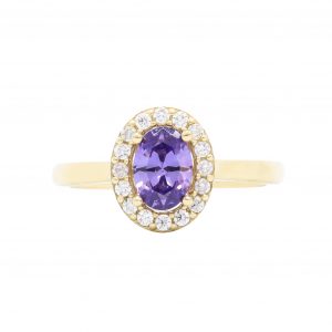 Oval February - Birthstone Ring