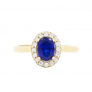 Oval September - Birthstone Ring
