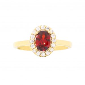 Oval January - Birthstone Ring