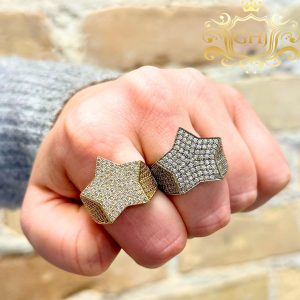 Cz White Gold Star - Ring - Image 3