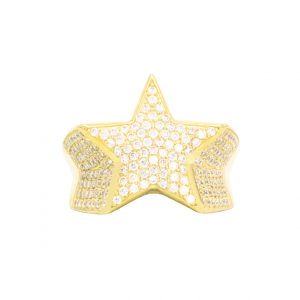 Cz Star 10k - Ring